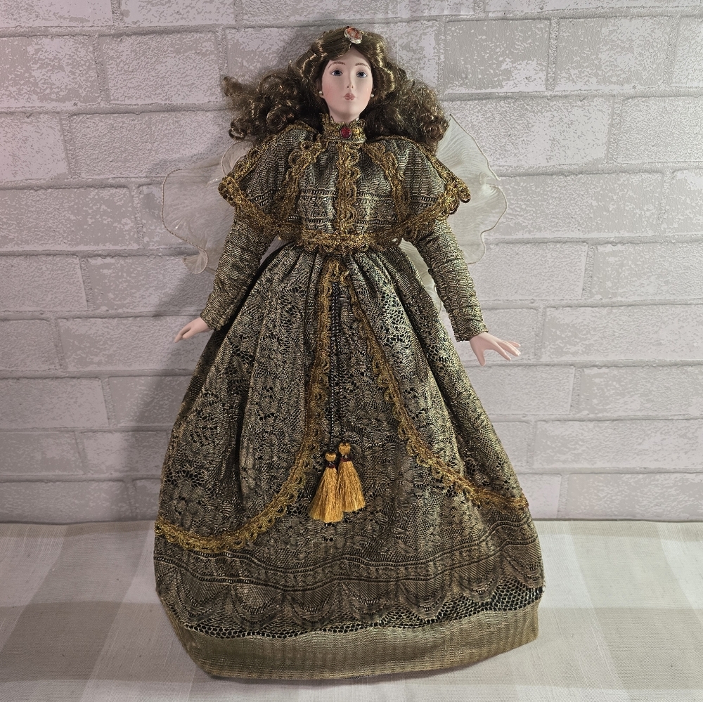 Angelina Suchart Studio 22" Porcelain Angel Doll w/Soft Body Rare Collectable